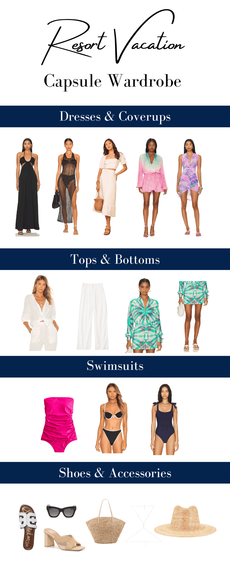 Going on Vacation? The Resort Capsule Wardrobe You Need!