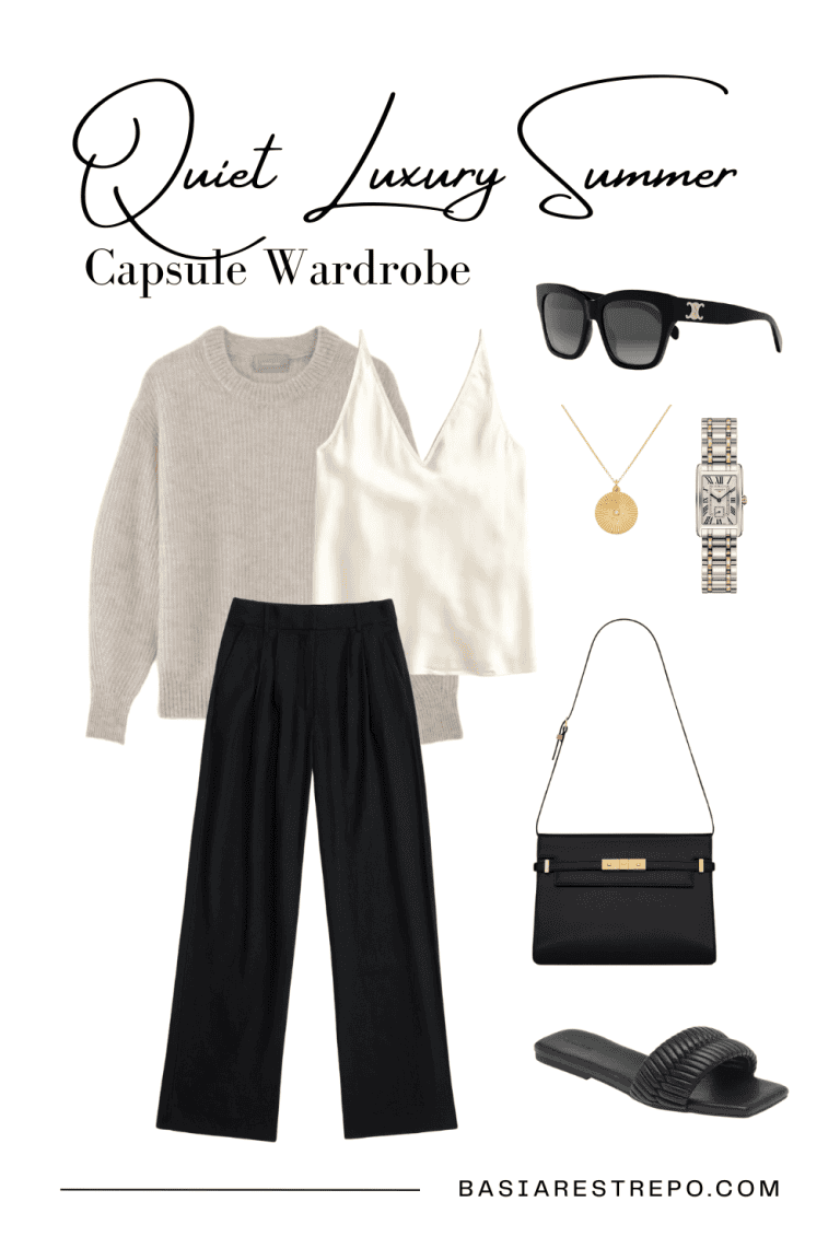 Quiet Luxury Summer Capsule Wardrobe