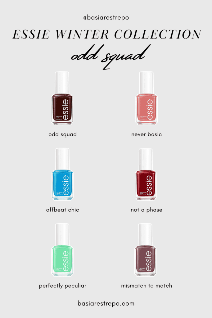 Essie Winter Collection 2024 Round Up Pin