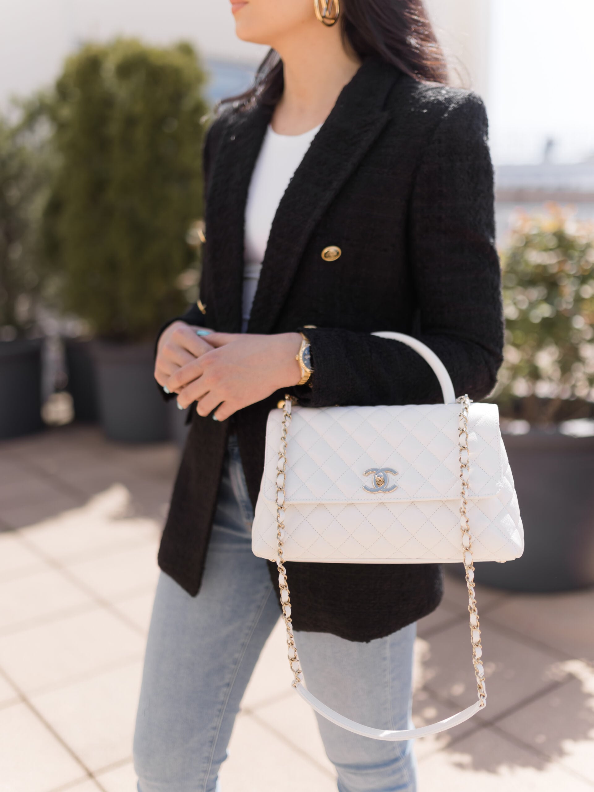 blazer classic knitwear