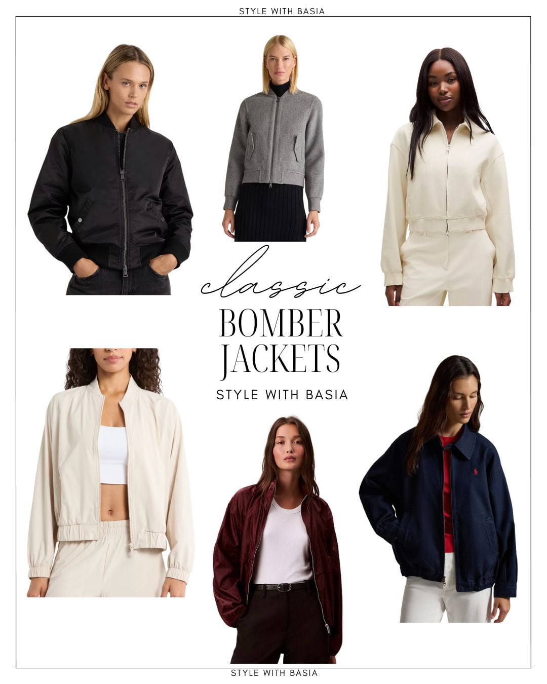 classic outerwear essentials bomber jacke