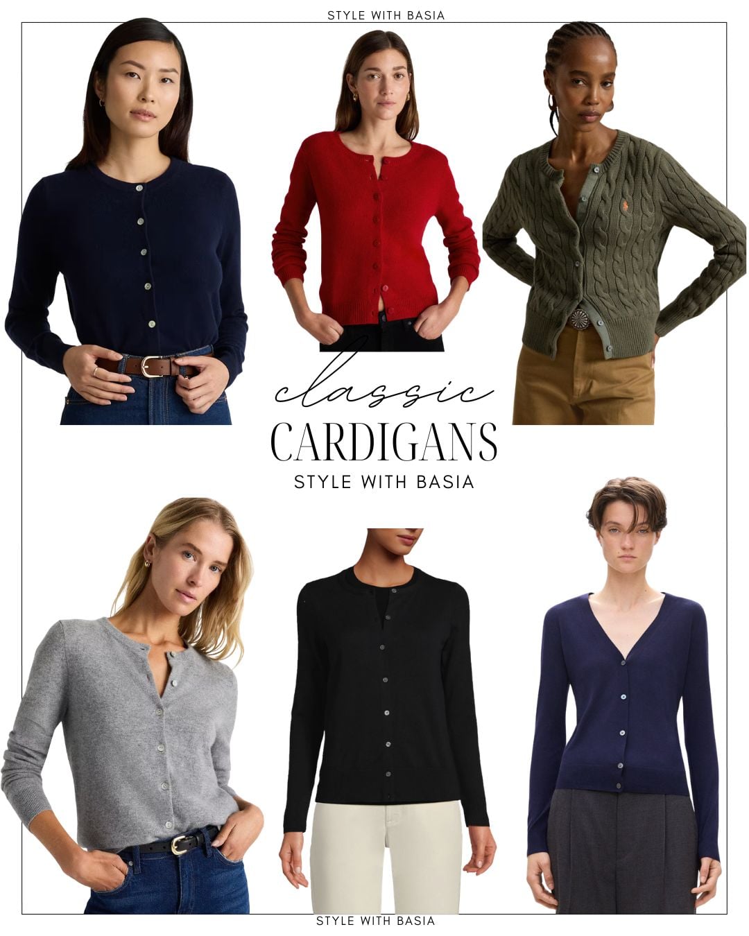 classic knitwear cardigan sweaters