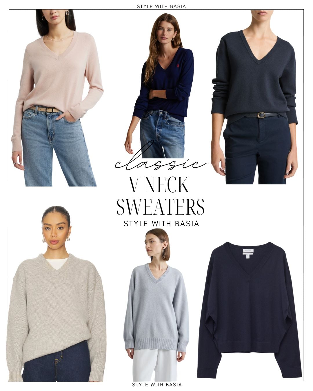v neck sweater classic knitwear